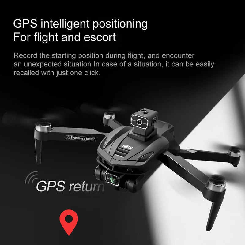 Xiaomi V168 Drone GPS 8K HD Professional Brushless Motor Aerial Photography Dual-Camera Omnidirectional Obstacle Avoidance UAV