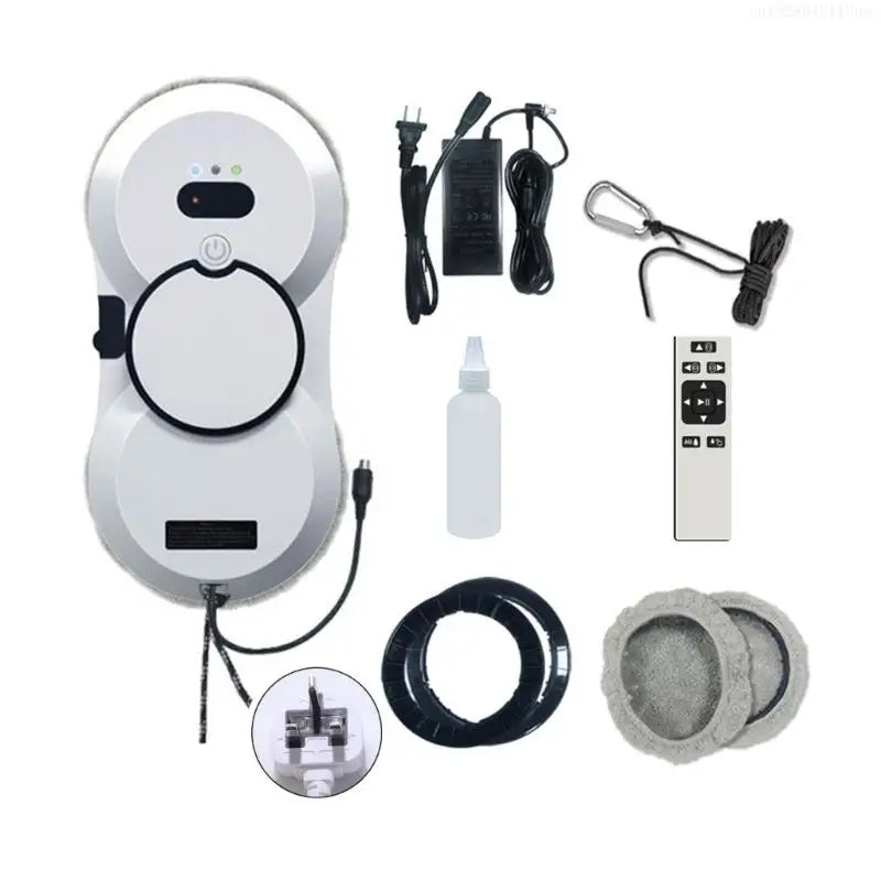 Window Cleaning Robot Vacuum Cleaner Robot Window Cleaner Electric Glass Window Cleaner Remote Control for Home R9UD