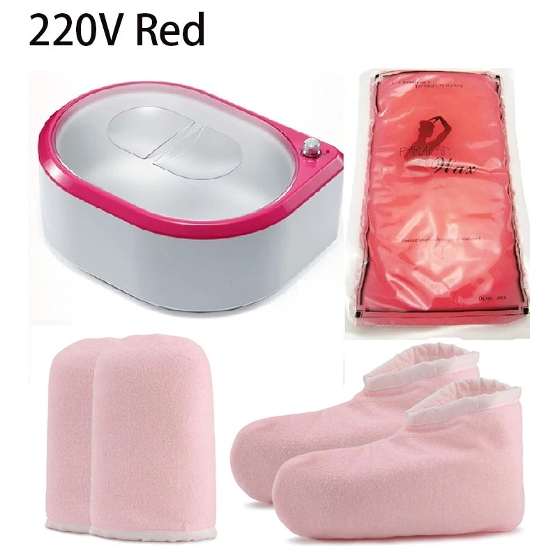 3000ML Paraffin Wax Warmer Moisturizing Paraffin Spa Wax Bath Kit With Mitts and Bootie For Smooth and Soft Skin