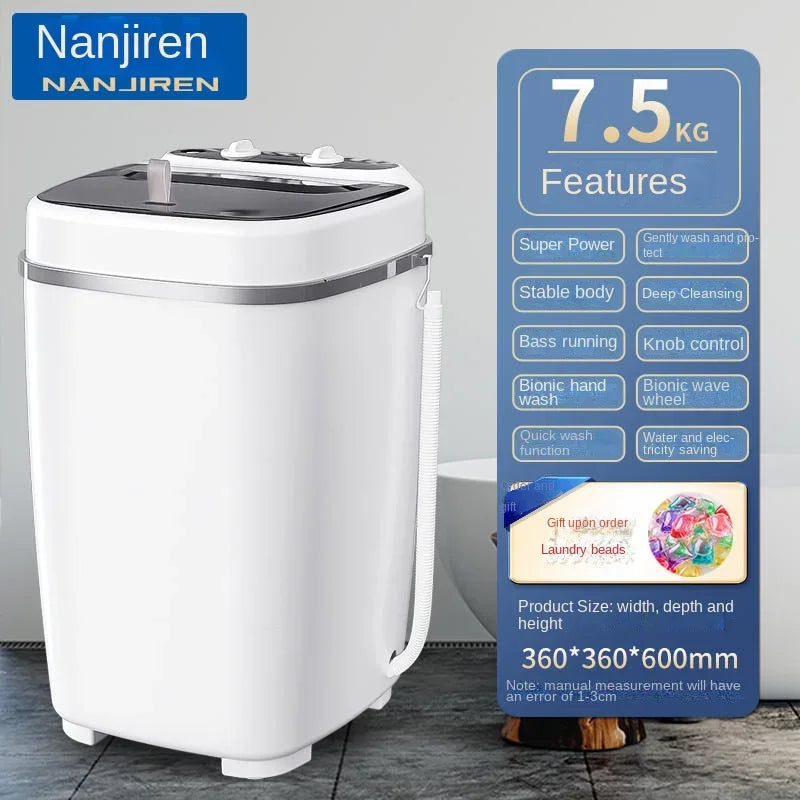 220V Compact and Automatic Southpole Mini Washing Machine for Babies and Children