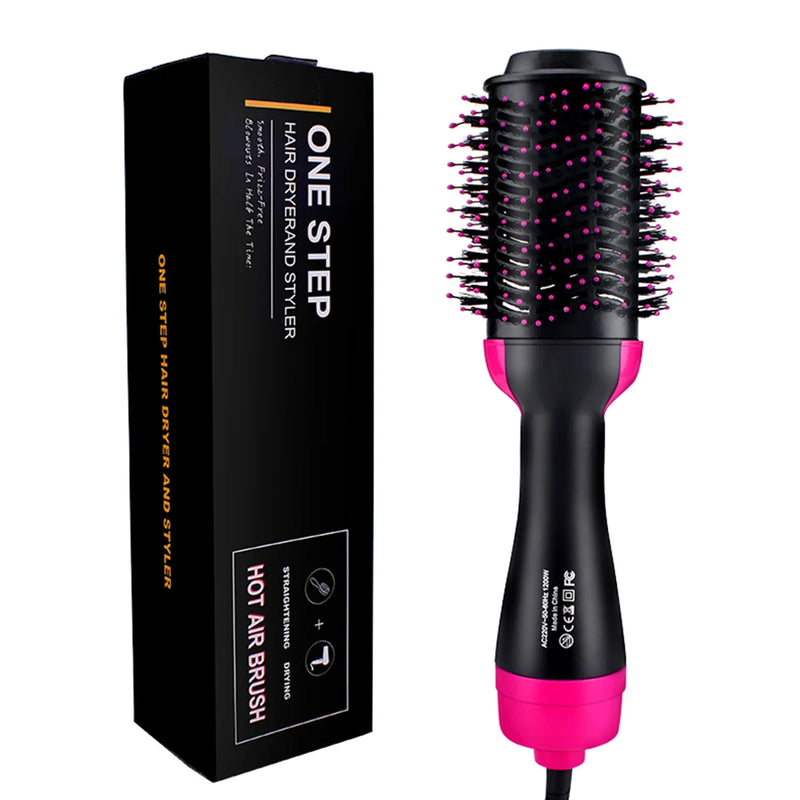 One Step Hair Dryer Brush Negative Ionic Blow Dryer Comb Hot Cold Hair Styler Hair Blower Salon Dryers Dryer Blower