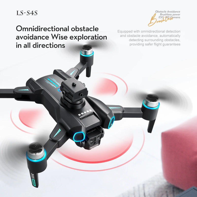 S4S Lights, Brushless Aerial Photography, Drones, ESC Lenses, Optical Flow Positioning, RC Aircraft, Obstacle Avoidance, Quadco