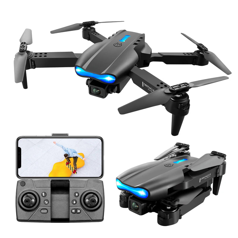 E99 Dual Camera Drone MHD Folding Professional Drones HD Dual Aerial Photography Four-axis flight Remote Control Drone Toys Gift