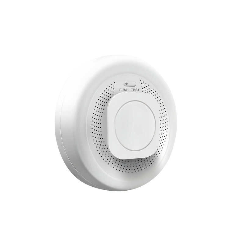 Kemek Tuya ZigBee Smoke Detector Wireless Smart Fire Alarm Sensor Supports APP Instant Notification 85 dB Alarm Battery Powered