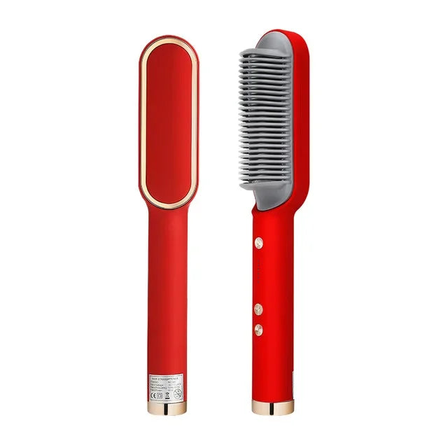 Electric Hair Straightener 5 Gear Negative Ions Hot Comb Do Not Hurt Hair Temperature Thermostatic Heating Hair Brush Hairstyle