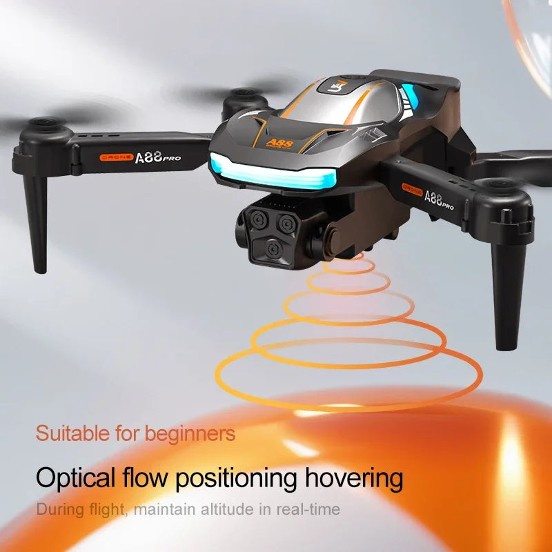 10000m A88 Drone 8k Gps Professional High Definition Dual Camera 5g Obstacle Avoidance Optical Flow Positioning Drone Toys