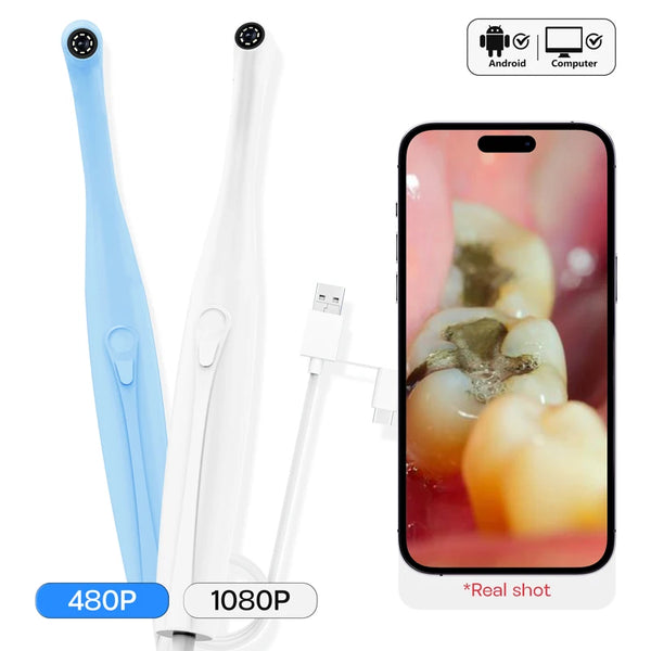 HD Visual Mirror Cameras Examination 3-In-1 Camera Waterproof Skin Healthy Detecting Cameras For Dentist Observatispection Tool