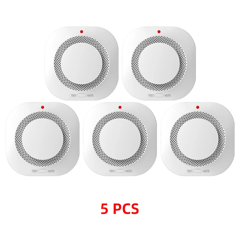 YUPA Wireless 433MHz Smoke Detector Fire Protection Home Alarm for Home Office Connect Alarm System Security Firefighters PA-441