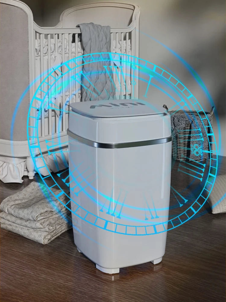 Mini washing machine small semi-automatic large capacity washing underwear socks home washing machine dormitory new