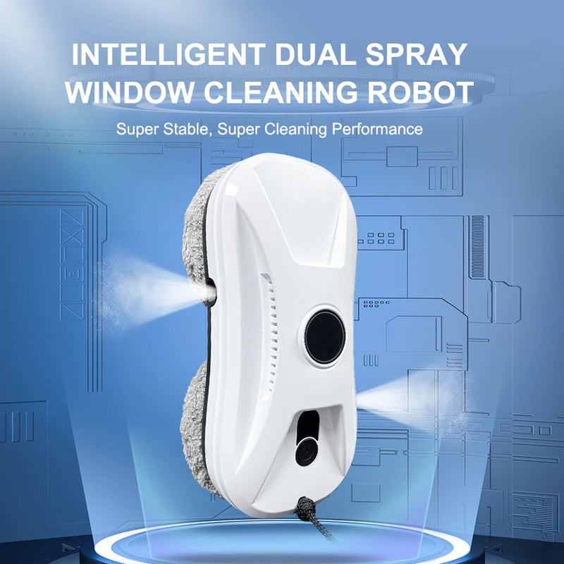 Window Cleaner Robot Smart Water Spray With Automatic Water Spray Function Anti-fall Magnetic Glass Home Smart Cleaning Machine