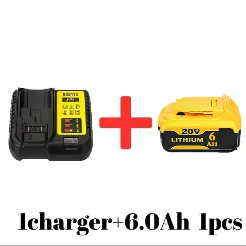 DCB200 20V Battery Compatible with dewalt power Tools 18V 12Ah rechargeable electric tool Lithium batteries 20V 18Volt 18v 12Ah