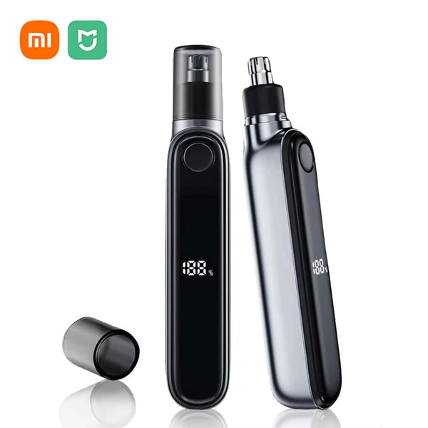 Xiaomi  Electric Nose Hair Trimmer Portable Intelligent Digital Display Type-C Fast Rechargeable Mini Ear Hairs Trimming Machine