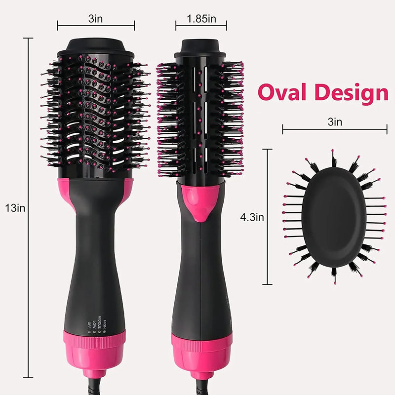 One Step Hair Dryer Brush Negative Ionic Blow Dryer Comb Hot Cold Hair Styler Hair Blower Salon Dryers Dryer Blower