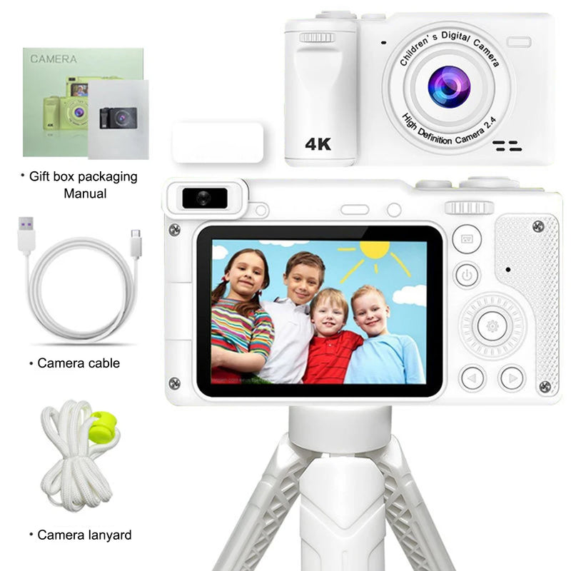 Digital Camera Autofocus Vlogging Camera HD 50MP with 2.4" Large Screen Camcorder Camera For kids Beginner Camera 8x Dual Camera