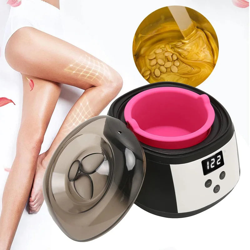 500ML Electric Wax Heater Machine Depilation Hair Removal Wax Warmer Depilatory Wax Melting Melter Wax Heating Pot Epilator