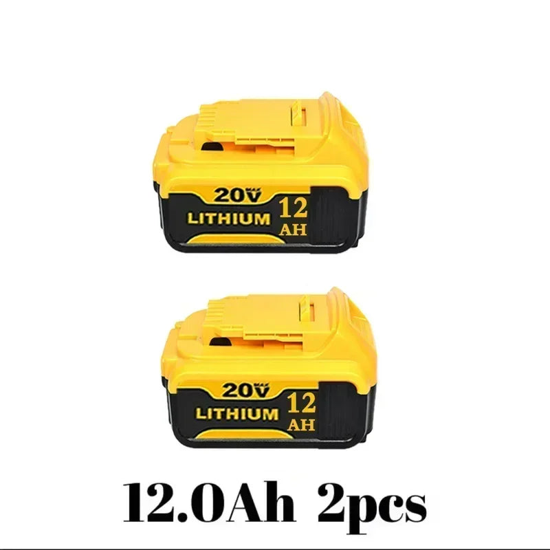 DCB200 20V Battery Compatible with dewalt power Tools 18V 12Ah rechargeable electric tool Lithium batteries 20V 18Volt 18v 12Ah