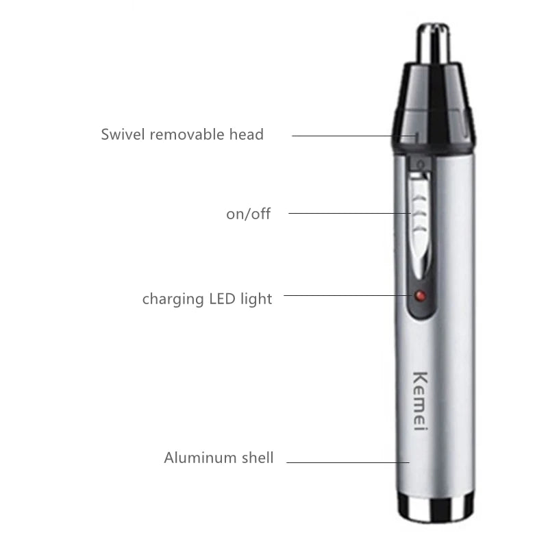 Origina all in1 Rechargeable Nose Ear Hair Trimmer For Men Grooming Kit Electric Eyebrow Beard Trimer Nose And Ears Trimmer