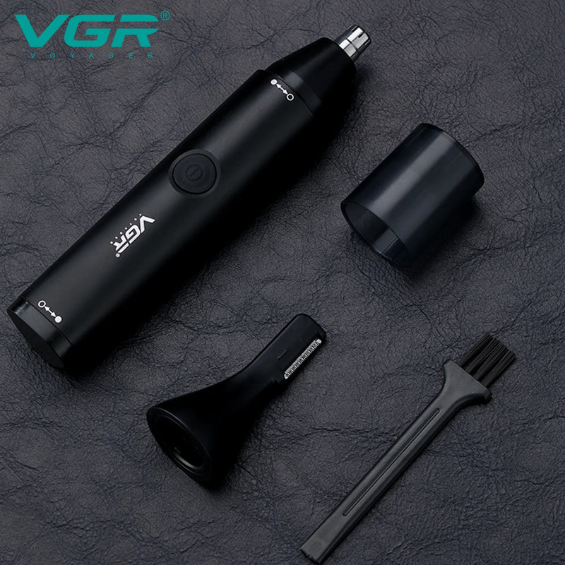 VGR Professional Nose Hair Trimmer Rechargeable Nose and Ear Hairs Trimmer Portable Mini Nose Clipper Trimmer for Men V-613