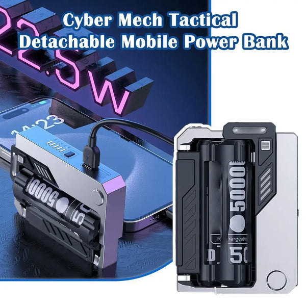 Portable Power Bank Removable Replaceable Battery Pack 20000mAh 22.5W Fast Charging External Battery For iPhone