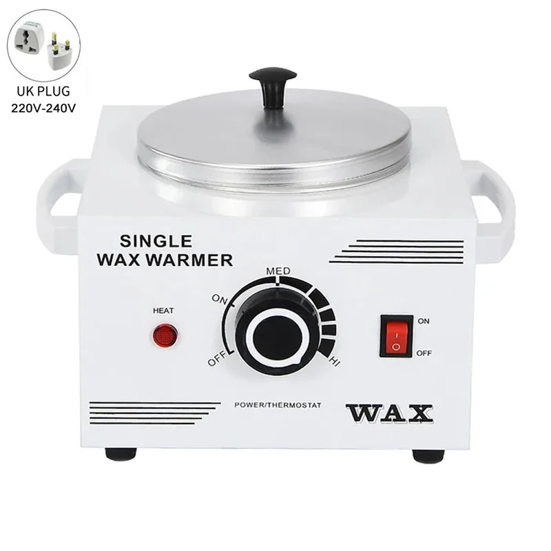 Electric Wax Heater Single Pot Depilatory Wax Warmer Machine Facial Skin Waxing Kit Hair Removal Tool Hand Feet Spa Epilator