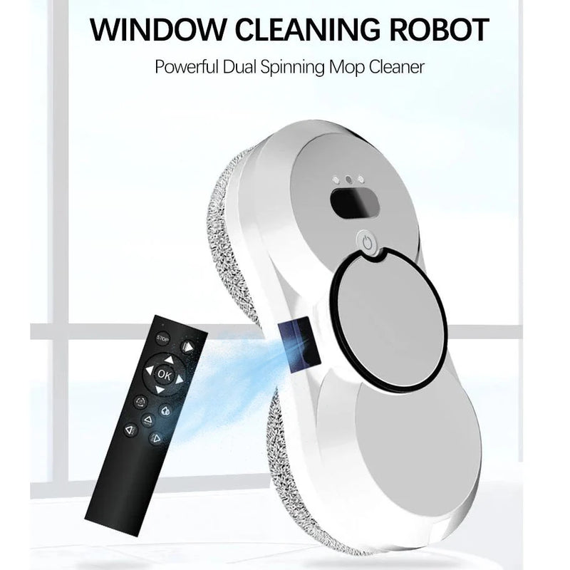 Intelligent Automatic Window Cleaning Vacuum Robot Smart Home Appliance Auto Water Spray Glass Window Floor Washing Cleaner Mops