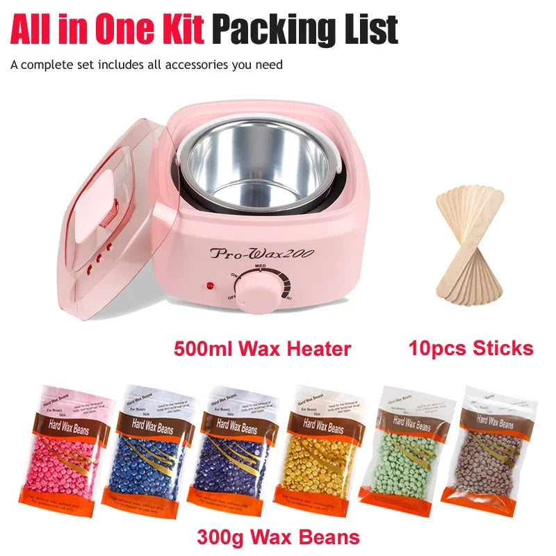 500ml Big Size Wax Machine for Hair Removal Depilatory Wax Heater Dipping Pot Paraffin Waxing Warmer Wax-melting Epilator