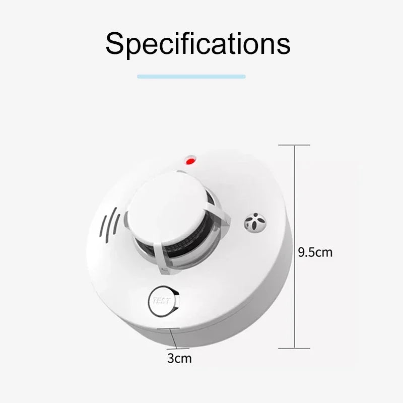 Tuya WiFi Zigbee Smoke Alarm Fire Protection Smoke Detector Smokehouse Combination Fire Alarm Home Security System Firefighters