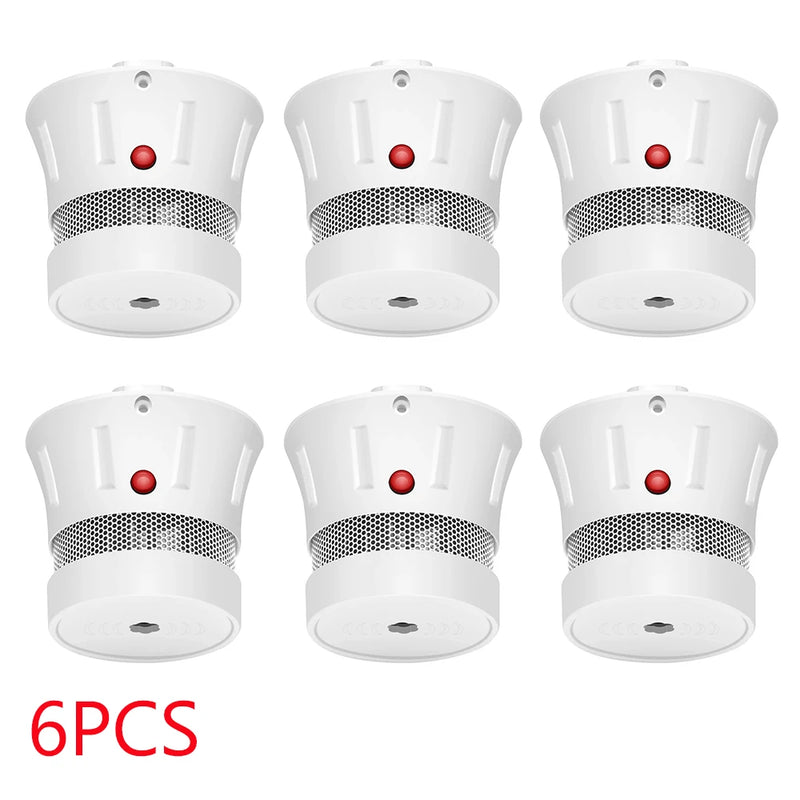 CPVAN Independent Smoke Detector Home Security Protection Fire Smoke Alarm Sensor Independence Firefighter Protect Equipment