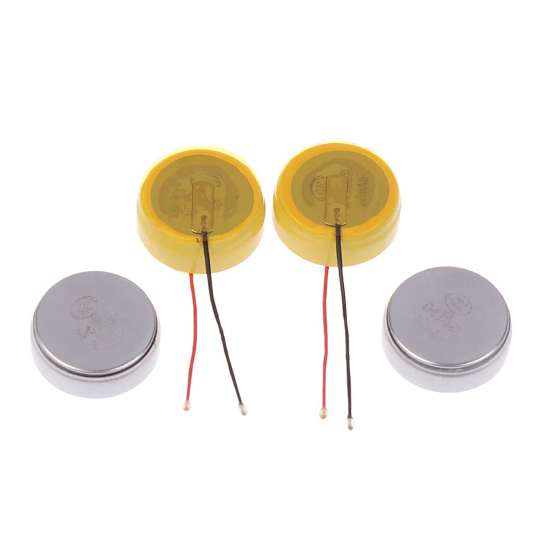 2Pcs New LIR1240 Rechargeable Button Battery 3.6V 50mAh For TWS Bluetooth Headphone Replacement Battery Accessories