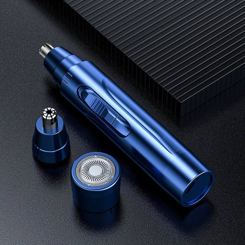 Black/Blue/White Electric Nose Hair Trimmer Ear and Nose Hair Trimmer Professional Painless Nose Hair Trimmer For Men And Women