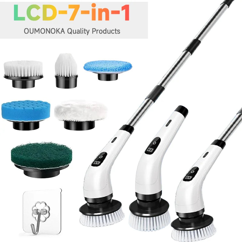 Electric Window Cleaner Vacuum Smart Home Appliance Clean Glass Windows Washer Window Washing Electric Floor Mops Cleaning Brush