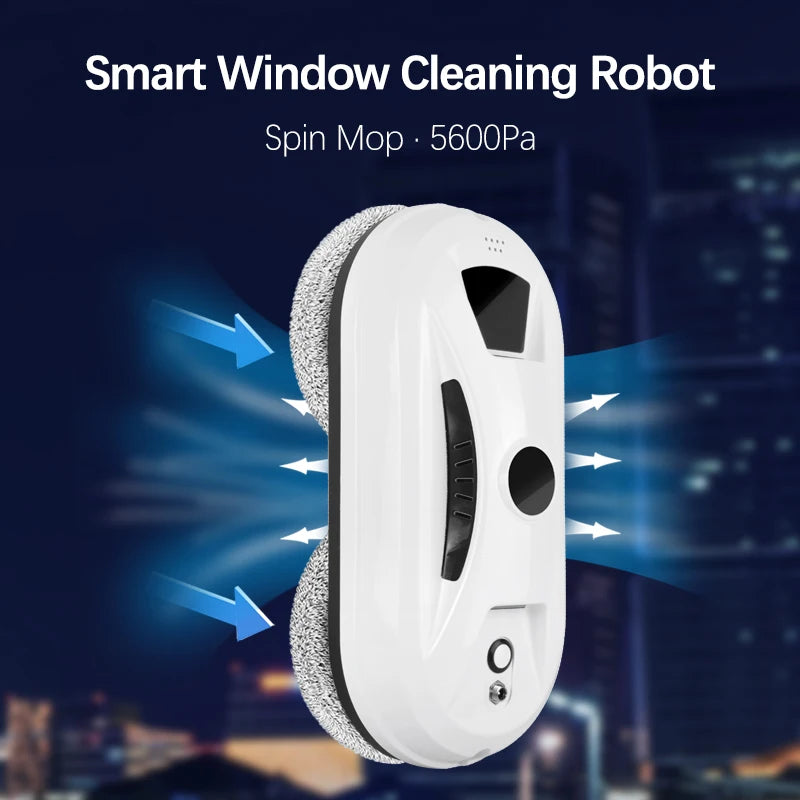 TQ W13 Window Robot Vacuum Cleaner 5600PA Smart Cleaning Robot Window Cleaner Electric Glass Limpiacristales Remote Control