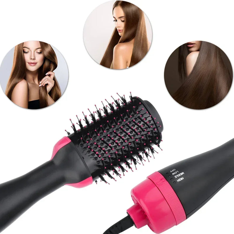 1000W One-Step Hot Air Brush Hair Dryer And Volumizer Styler Portable Dryer Blow Hair Straighten Brush Professional Hair Dryers