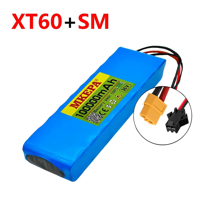 10S2P 36V 100000mAh 36v Electric Scooter Battery Lithium Electric Scooter 500W Electric Scooter Battery 36v 10s2p Battery