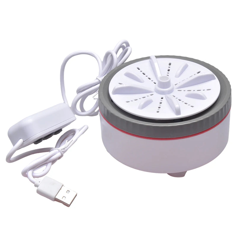 USB Rotating Turbo Ultrasonic Washer Dishwasher, Portable Mini Washing Machine For Clothes, Underwear Washing machine for Travel