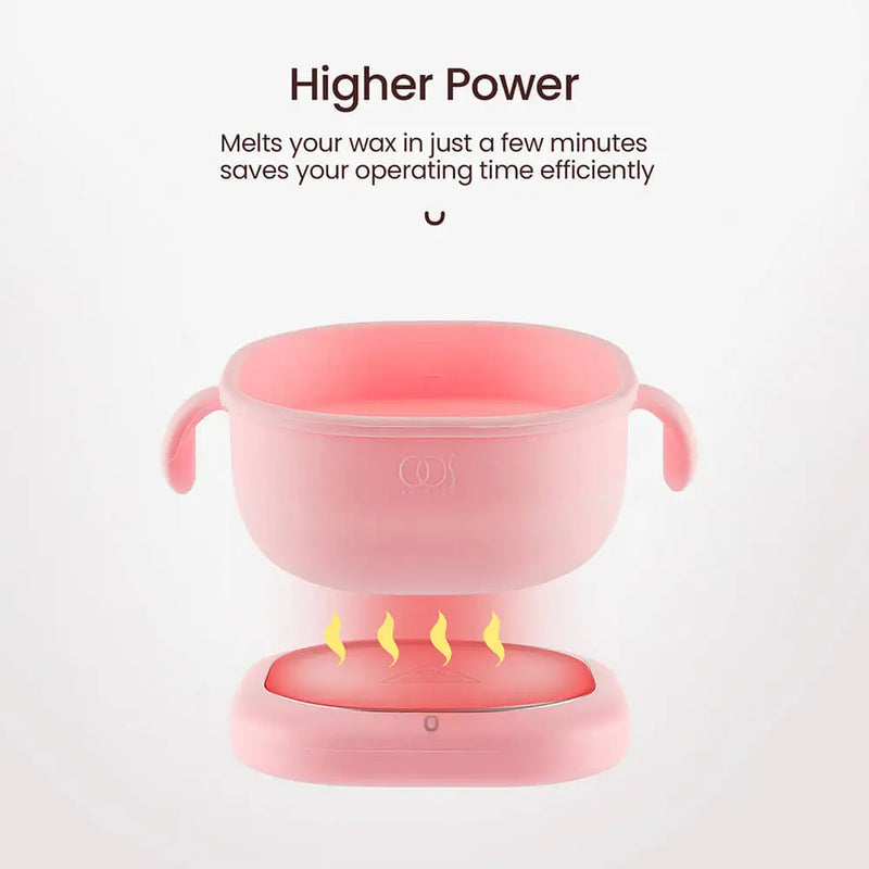 400ML Silicone Bowl Wax Heater Machine Hair Removal Wax-melt Machine Depilatory Wax Melting Warmer Wax Heating Base Pot Melter