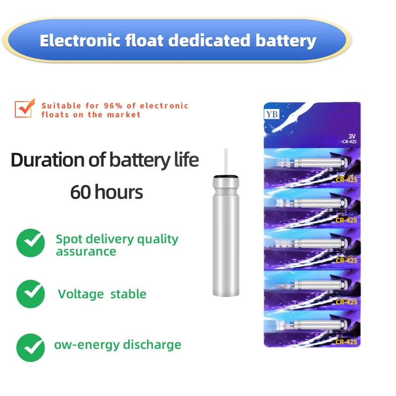 Buy 1 Get 1 FREE Fishing Floats Battery CR425 322 435 435 311 Night Fishing Floats Lithium Battery 3.6V Electric Floats Battery