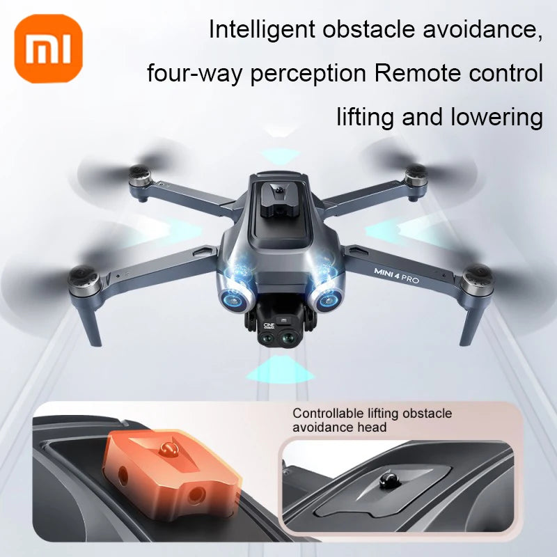 Xiaomi V600 Drone 8K Mini 4 Professional HD Dual Cameras Optical Flow Positioning Auto Avoidance WIFI UAV GPS Quadcopter 10000M