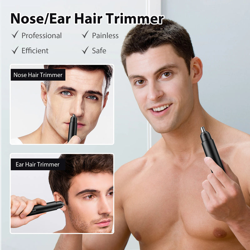 Sejoy Trimmer For Nose Unisex Mini Travel Electric Nose Ear Hair Trimmer Tourism Mini Unisex Painless Fast Nose Hair Clipper