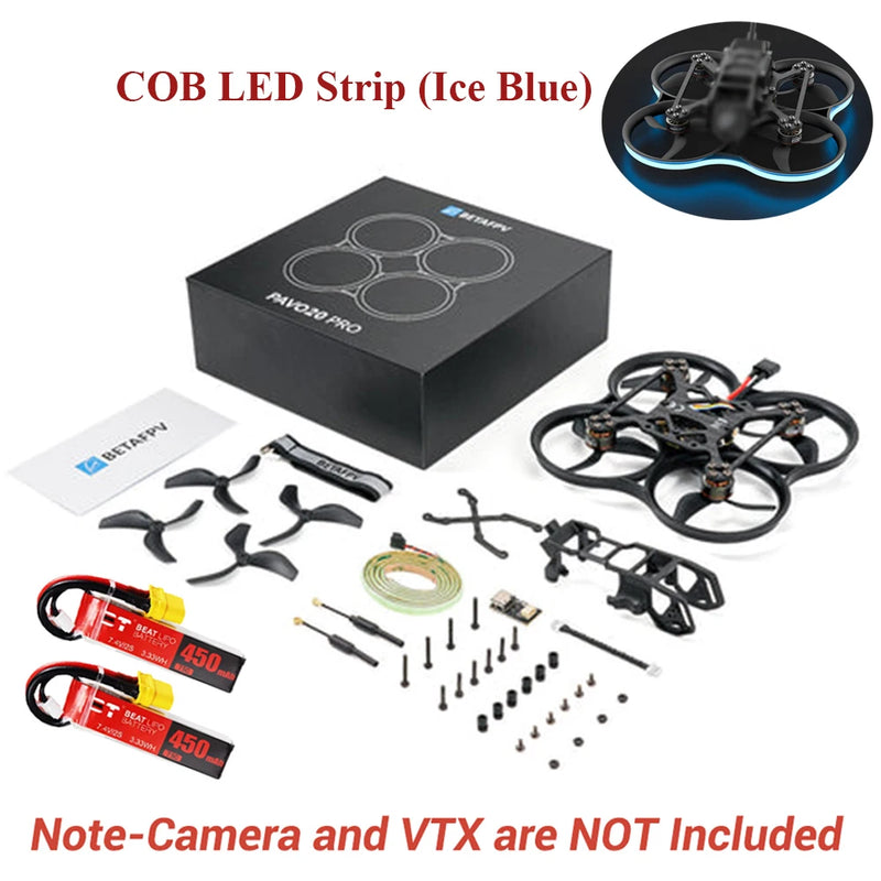 BETAFPV Pavo20 PRO Brushless Whoop Quadcopter 2.2'' DJI O3 Cinewhoop NEWEST 2024 ELRS TBS for Caddx Vista RunCam Link