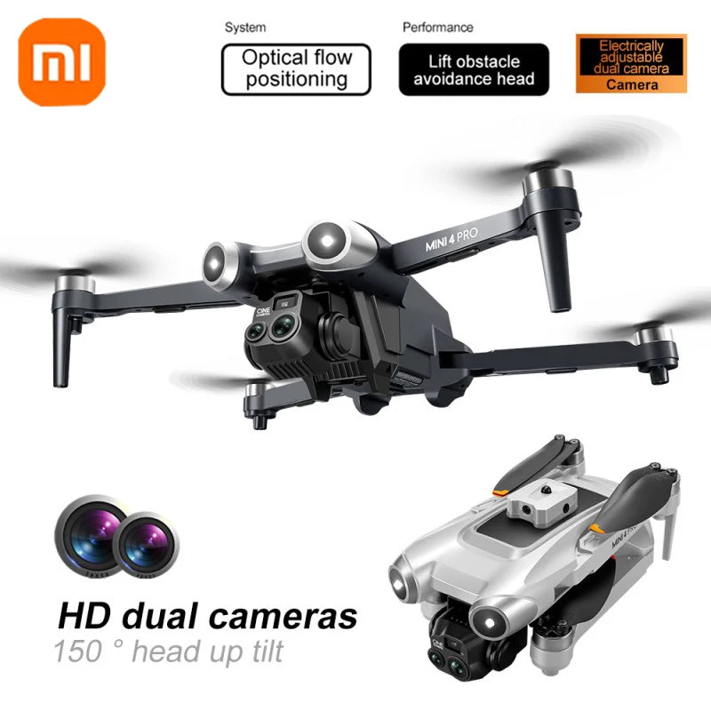 Xiaomi V600 Drone 8K Mini 4 Professional HD Dual Cameras Optical Flow Positioning Auto Avoidance WIFI UAV GPS Quadcopter 10000M