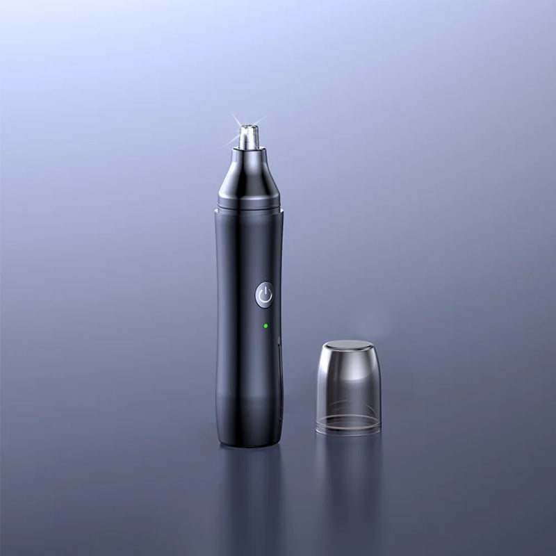 Black Electric Nose Hair Trimmer Rechargeable Ear and Nose Hair Trimmer Professional Painless Nose Hair Trimmer for Men Women