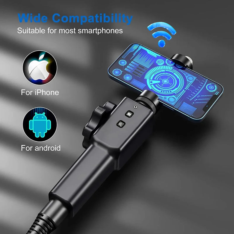 Two-Way 180° Articulating Borescope Camera 8.5MM /6.2MM Endoscope Snake Inspection Camera With Carring bag for iPhone Android