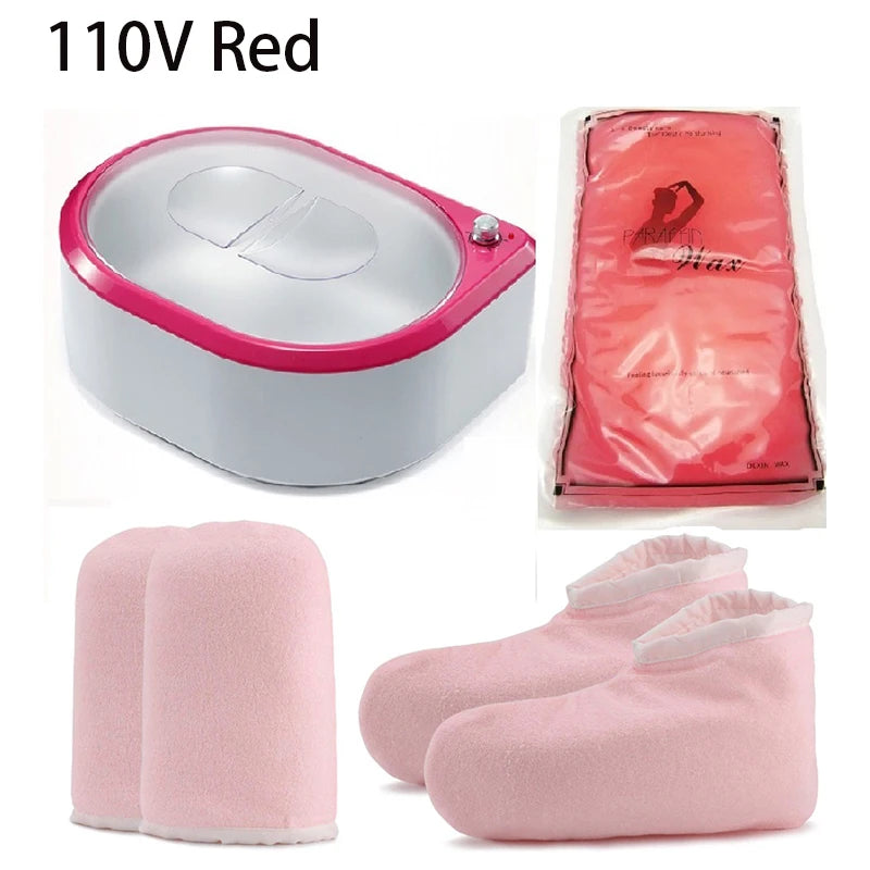 3000ML Paraffin Wax Warmer Moisturizing Paraffin Spa Wax Bath Kit With Mitts and Bootie For Smooth and Soft Skin