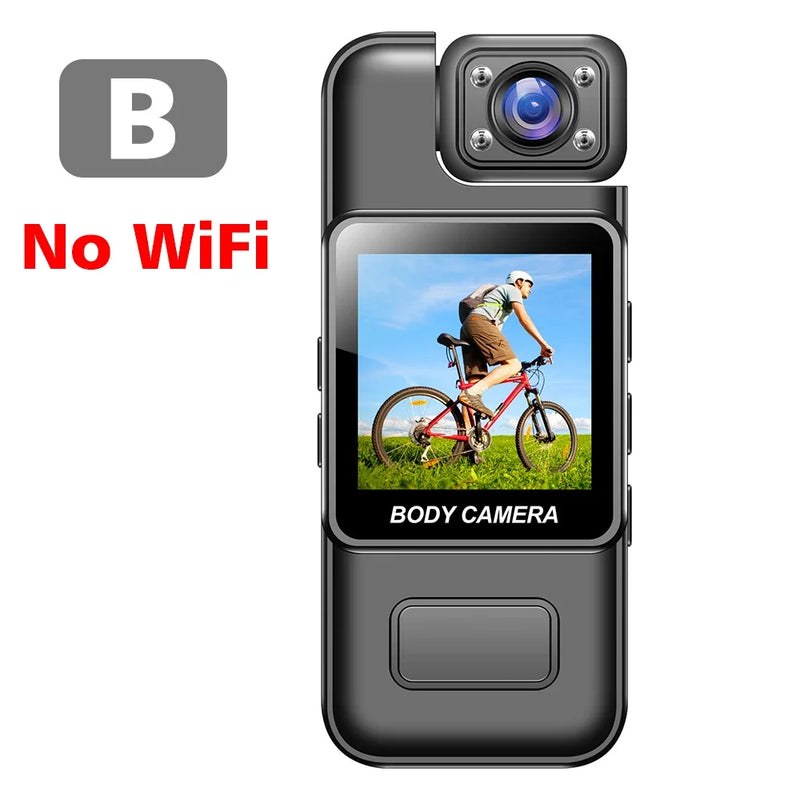 4K 2K 1080P Mini WiFi Camera Portable Digital Video Recorder BodyCam 1080P Infrared Night Vision Police Cam Small Bike Camcorder