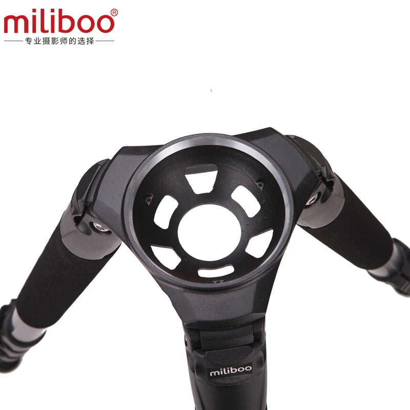 miliboo MTT702A (Without head) Portable Aluminium Tripod for Professional Camcorder/Video Camera/DSLR Stand,Load-Bearing 25KG