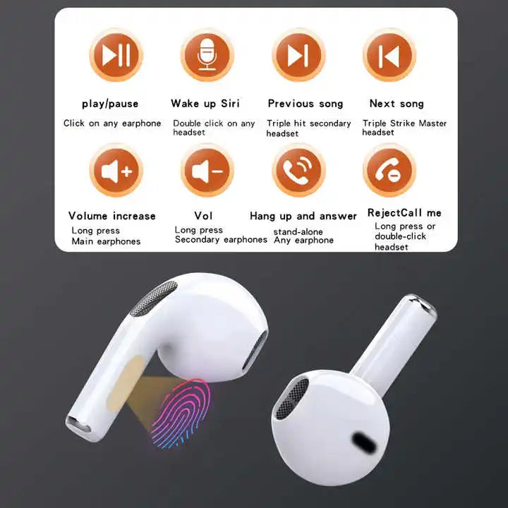 Bosebye Pro 4 TWS wireless headphones earphone Bluetooth-compatible 5.0 waterproof headset with mic for Xiaomi iPhone earbuds