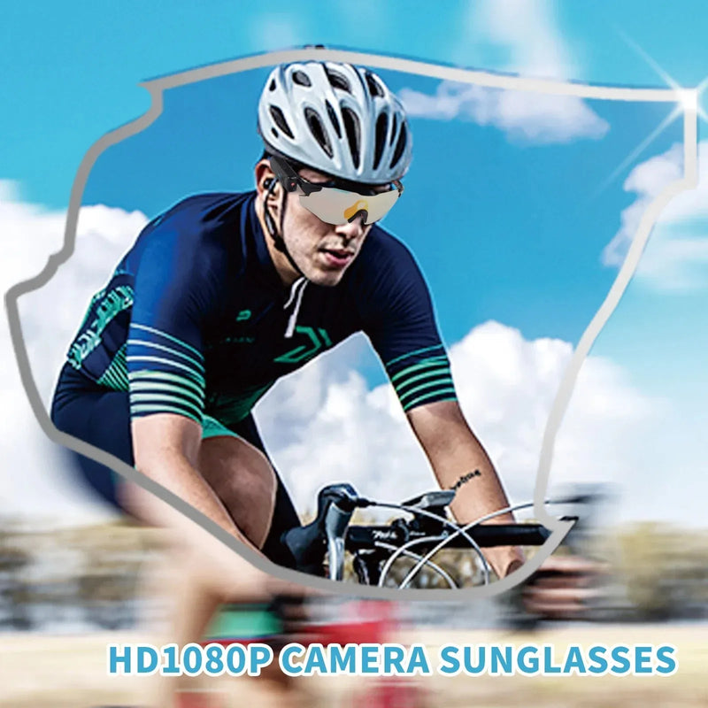 New Outdoor Sport Action DV Cycling Polarized Sunglasses HD 1080P Mini Camera Smart Glasses Camera Video Recorder Bicycle Goggle