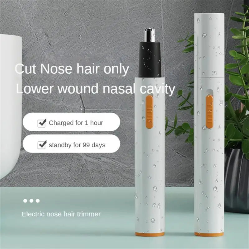 Nose Hair Trimmer Rechargeable Trimmer For Men Nose Hair Removal Painless Nose Trimmer For Ears Electric Nose Hair Clipper