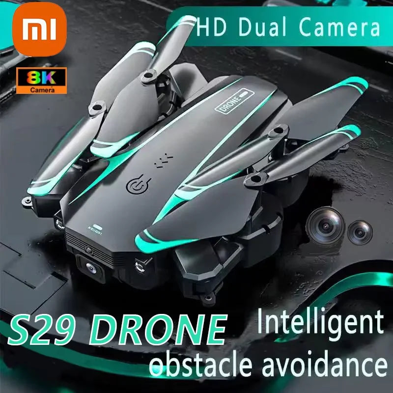 XIAOMI S29 Drone Dual Camera 8K HD Professional Aerial Photography Obstacle Avoidance Optical Flow Position Four-Axis RC Drone